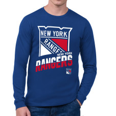 Футболка с длинным рукавом New York Rangers Starter Blue Logo Zoom Футболка с длинным рукавом New York Rangers Starter Blue Logo Zoom