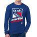 Футболка с длинным рукавом New York Rangers Starter Blue Logo Zoom Футболка с длинным рукавом New York Rangers Starter Blue Logo Zoom