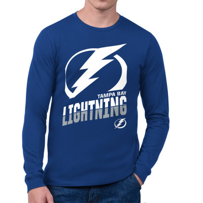 Футболка с длинным рукавом Tampa Bay Lightning Starter Royal Logo Zoom