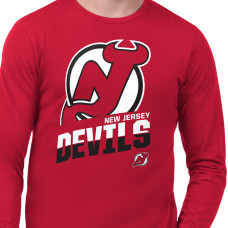 Футболка с длинным рукавом New Jersey Devils Starter Red Logo Zoom Футболка с длинным рукавом New Jersey Devils Starter Red Logo Zoom