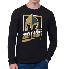 Футболка с длинным рукавом Vegas Golden Knights Starter Black Logo Zoom Футболка с длинным рукавом Vegas Golden Knights Starter Black Logo Zoom