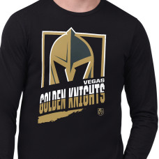 Футболка с длинным рукавом Vegas Golden Knights Starter Black Logo Zoom Футболка с длинным рукавом Vegas Golden Knights Starter Black Logo Zoom