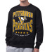 Свитшот Pittsburgh Penguins Starter Black Center Squeeze Tri-Blend Fleece