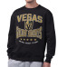 Свитшот Vegas Golden Knights Starter Black Center Squeeze Tri-Blend Fleece