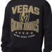 Свитшот Vegas Golden Knights Starter Black Center Squeeze Tri-Blend Fleece