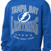 Свитшот Tampa Bay Lightning Starter Royal Center Squeeze Tri-Blend Fleece