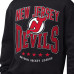 Свитшот New Jersey Devils Starter Black Center Squeeze Tri-Blend Fleece