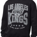Свитшот Los Angeles Kings Starter Black Center Squeeze Tri-Blend Fleece