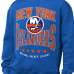 New York Islanders Starter Royal Center Squeeze Tri-Blend Fleece Sweatshirt