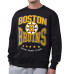 Свитшот Boston Bruins Starter Black Center Squeeze Tri-Blend Fleece