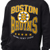 Свитшот Boston Bruins Starter Black Center Squeeze Tri-Blend Fleece
