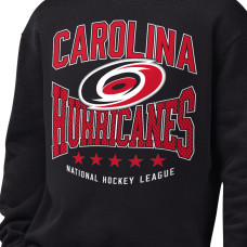 Свитшот Carolina Hurricanes Starter Black Center Squeeze Tri-Blend Fleece Свитшот Carolina Hurricanes Starter Black Center Squeeze Tri-Blend Fleece