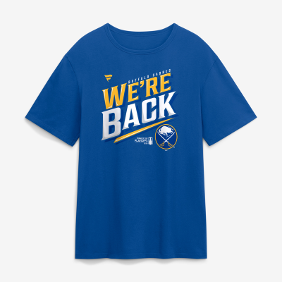 Футболка Buffalo Sabres Royal 2026 Stanley Cup Playoffs Hometown Slogan