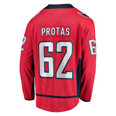 Джерси Washington Capitals Ilya Protas Fanatics Red Home Breakaway