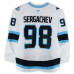 Игровая джерси Mikhail Sergachev Utah Mammoth Fanatics Authentic #98 White Set 2 Worn During Games Played Between December 14, 2025 and March 28, 2026