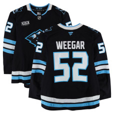 Игровая джерси MacKenzie Weegar Utah Mammoth Fanatics Authentic #52 Black Set 2 Worn During Games Played Between January 11 and March 26, 2026