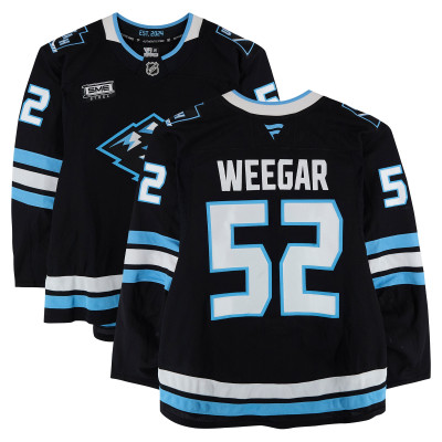 Игровая джерси MacKenzie Weegar Utah Mammoth Fanatics Authentic #52 Black Set 2 Worn During Games Played Between January 11 and March 26, 2026