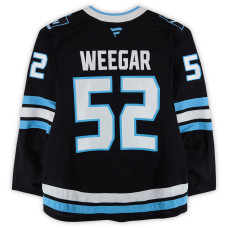 Игровая джерси MacKenzie Weegar Utah Mammoth Fanatics Authentic #52 Black Set 2 Worn During Games Played Between January 11 and March 26, 2026