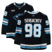 Игровая джерси Mikhail Sergachev Utah Mammoth Fanatics Authentic #98 Black Set 2 Worn During Games Played Between January 11 and March 26, 2026