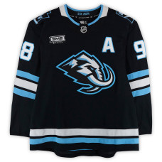 Игровая джерси Mikhail Sergachev Utah Mammoth Fanatics Authentic #98 Black Set 2 Worn During Games Played Between January 11 and March 26, 2026