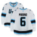 Игровая джерси John Marino Utah Mammoth Fanatics Authentic #6 White Set 2 Worn During Games Played Between December 14, 2025 and March 28, 2026