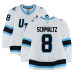 Игровая джерси Nick Schmaltz Utah Mammoth Fanatics Authentic #8 White Set 2 Worn During Games Played Between December 14, 2025 and March 28, 2026