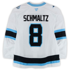 Игровая джерси Nick Schmaltz Utah Mammoth Fanatics Authentic #8 White Set 2 Worn During Games Played Between December 14, 2025 and March 28, 2026