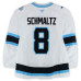 Игровая джерси Nick Schmaltz Utah Mammoth Fanatics Authentic #8 White Set 2 Worn During Games Played Between December 14, 2025 and March 28, 2026