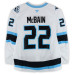 Игровая джерси Jack McBain Utah Mammoth Fanatics Authentic #22 White Set 2 Worn During Games Played Between December 14, 2025 and March 28, 2026