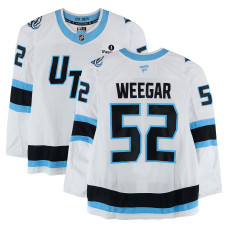 Игровая джерси MacKenzie Weegar Utah Mammoth Fanatics Authentic #52 White Set 2 Worn During Games Played Between December 14, 2025 and March 28, 2026