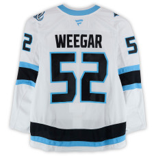 Игровая джерси MacKenzie Weegar Utah Mammoth Fanatics Authentic #52 White Set 2 Worn During Games Played Between December 14, 2025 and March 28, 2026