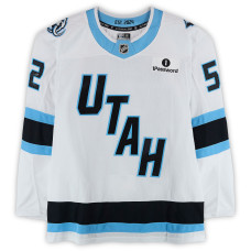 Игровая джерси MacKenzie Weegar Utah Mammoth Fanatics Authentic #52 White Set 2 Worn During Games Played Between December 14, 2025 and March 28, 2026