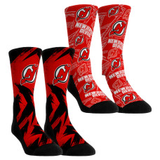 Носки 2 пары Unisex New Jersey Devils Rock Em Socks Game Day