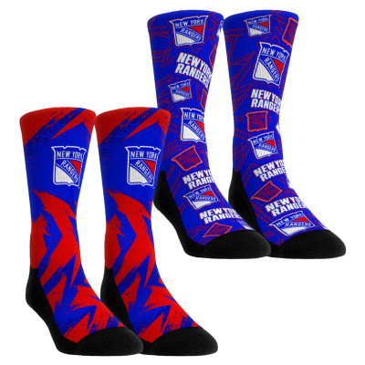 Носки 2 пары Unisex New York Rangers Rock Em Socks Game Day