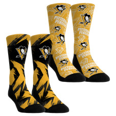 Носки 2 пары Unisex Pittsburgh Penguins Rock Em Socks Game Day