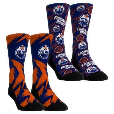 Носки 2 пары Unisex Edmonton Oilers Rock Em Blue Game Day
