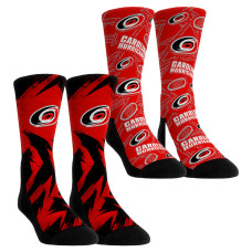 Носки 2 пары Unisex Carolina Hurricanes Rock Em Socks Game Day