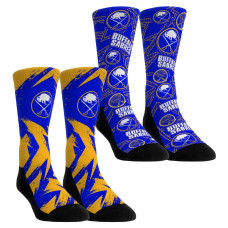 Подростковая Buffalo Sabres Rock Em Socks Game Day Two-Pack Crew Socks Подростковая Buffalo Sabres Rock Em Socks Game Day Two-Pack Crew Socks