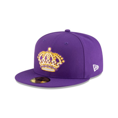 Бейсболка Los Angeles Kings New Era Purple Vintage Core 59FIFTY