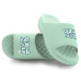 Unisex Colorado Avalanche ISlide Seafoam Bubble Letters Motive Slide Sandals