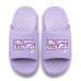 Unisex New York Rangers ISlide Lavender Bubble Letters Motive Slide Sandals Unisex New York Rangers ISlide Lavender Bubble Letters Motive Slide Sandals
