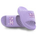Unisex New York Rangers ISlide Lavender Bubble Letters Motive Slide Sandals