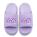 Unisex Tampa Bay Lightning ISlide Lavender Bubble Letters Motive Slide Sandals
