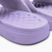 Unisex Tampa Bay Lightning ISlide Lavender Bubble Letters Motive Slide Sandals