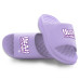 Unisex Utah Mammoth ISlide Lavender Bubble Letters Motive Slide Sandals