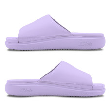 Unisex Utah Mammoth ISlide Lavender Bubble Letters Motive Slide Sandals