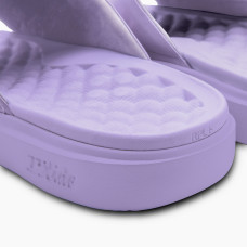 Unisex Utah Mammoth ISlide Lavender Bubble Letters Motive Slide Sandals