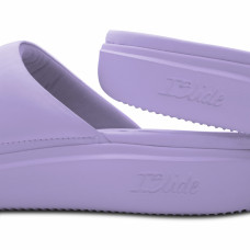 Unisex Utah Mammoth ISlide Lavender Bubble Letters Motive Slide Sandals
