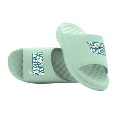 Unisex Tampa Bay Lightning ISlide Seafoam Bubble Letters Motive Slide Sandals