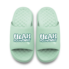 Unisex Utah Mammoth ISlide Seafoam Bubble Letters Motive Slide Sandals